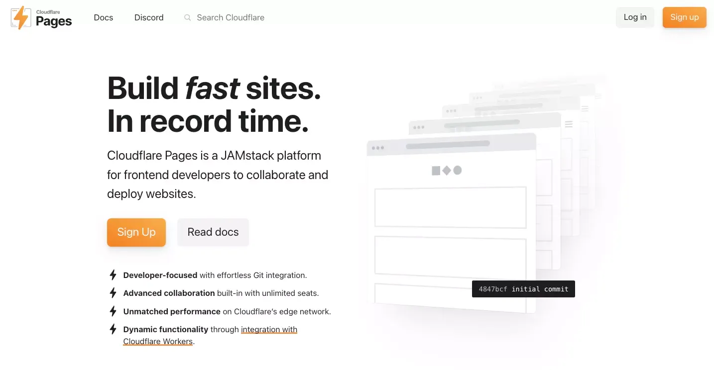 cloudflare pages
