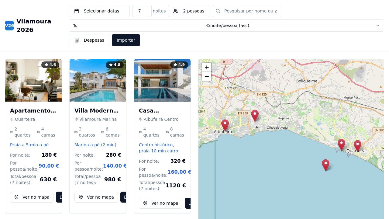 Preview of Vilamoura 2026 website