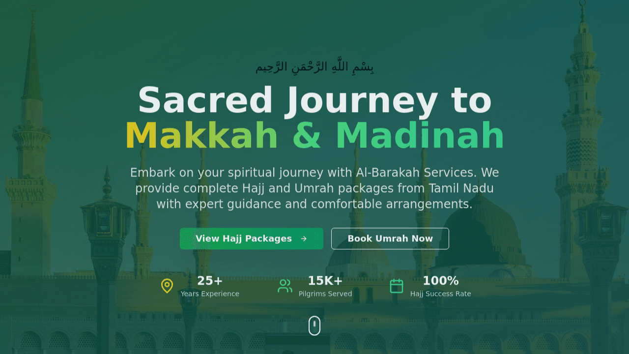 Preview of Travel agency WordPress website