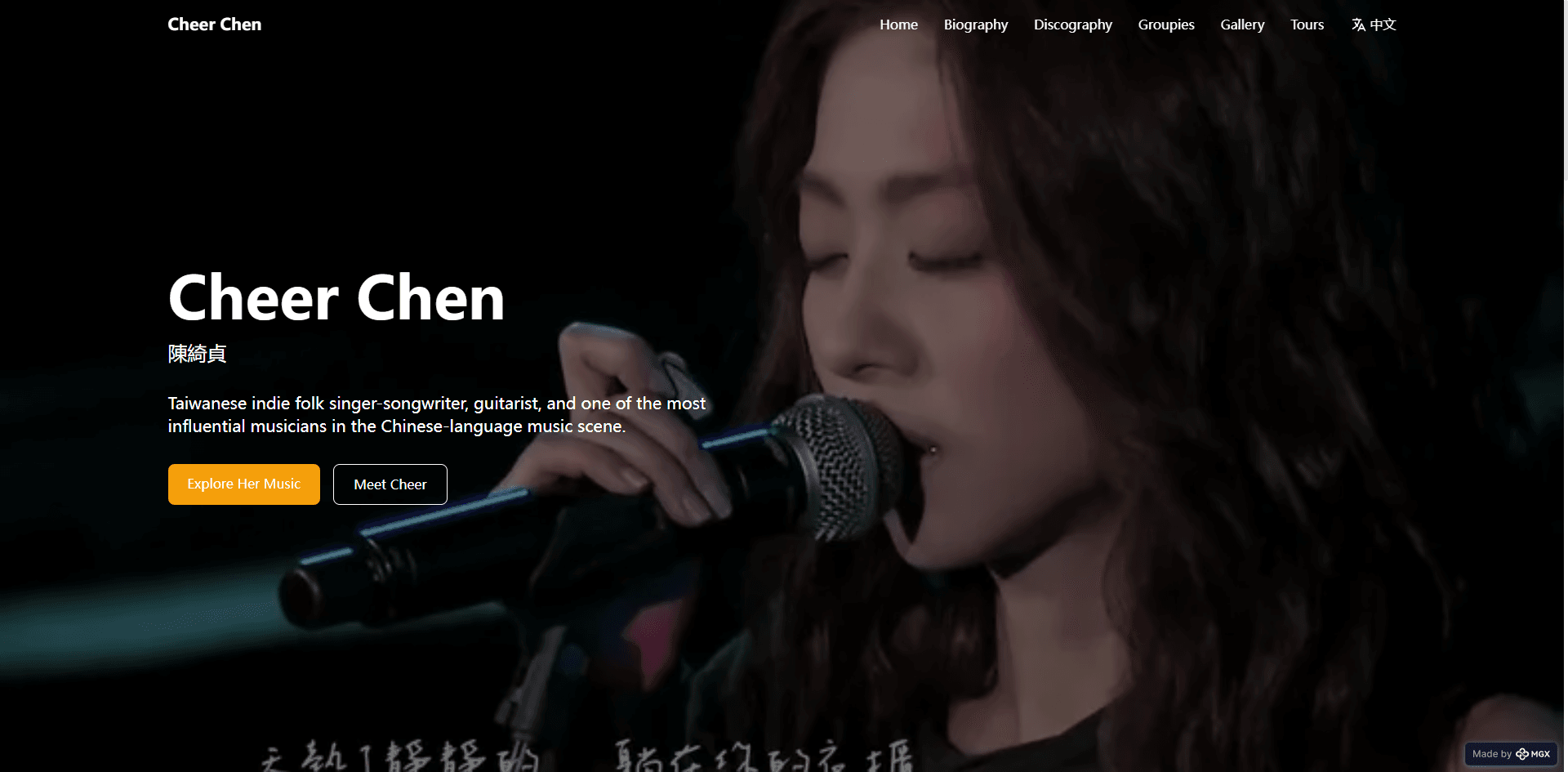 Preview of Cheer Chen Website Fix
