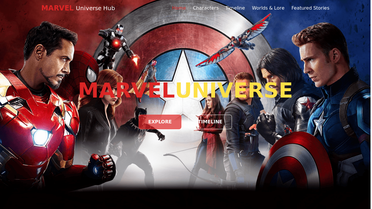 Preview of Marvel Universe Hub