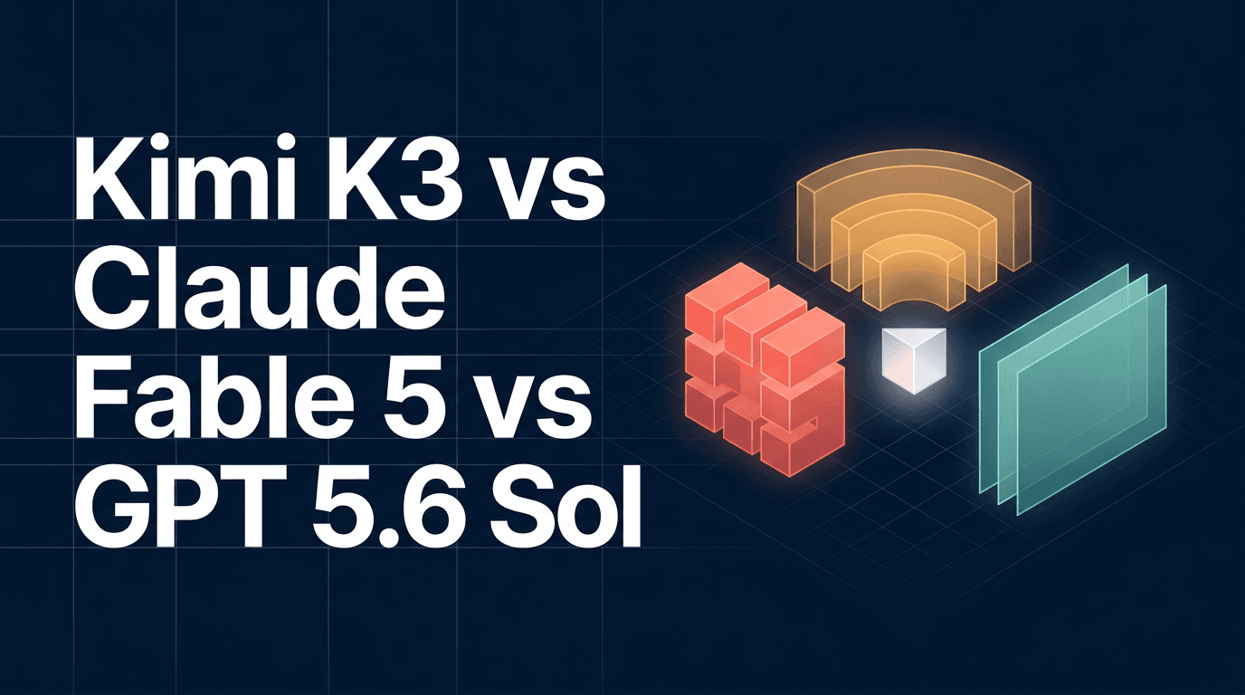 Kimi K3 vs Claude Fable 5 vs GPT 5.6 Sol: What the Numbers Say, and What They Miss