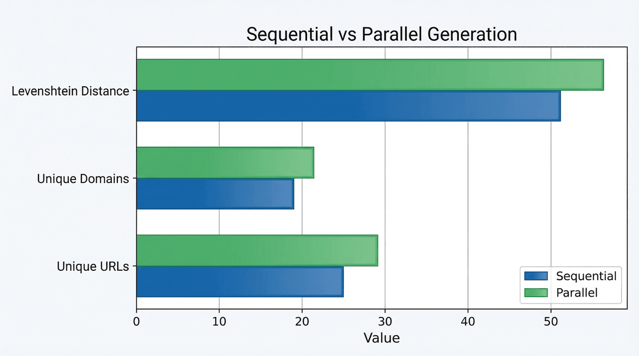 Serial vs parallel query generation