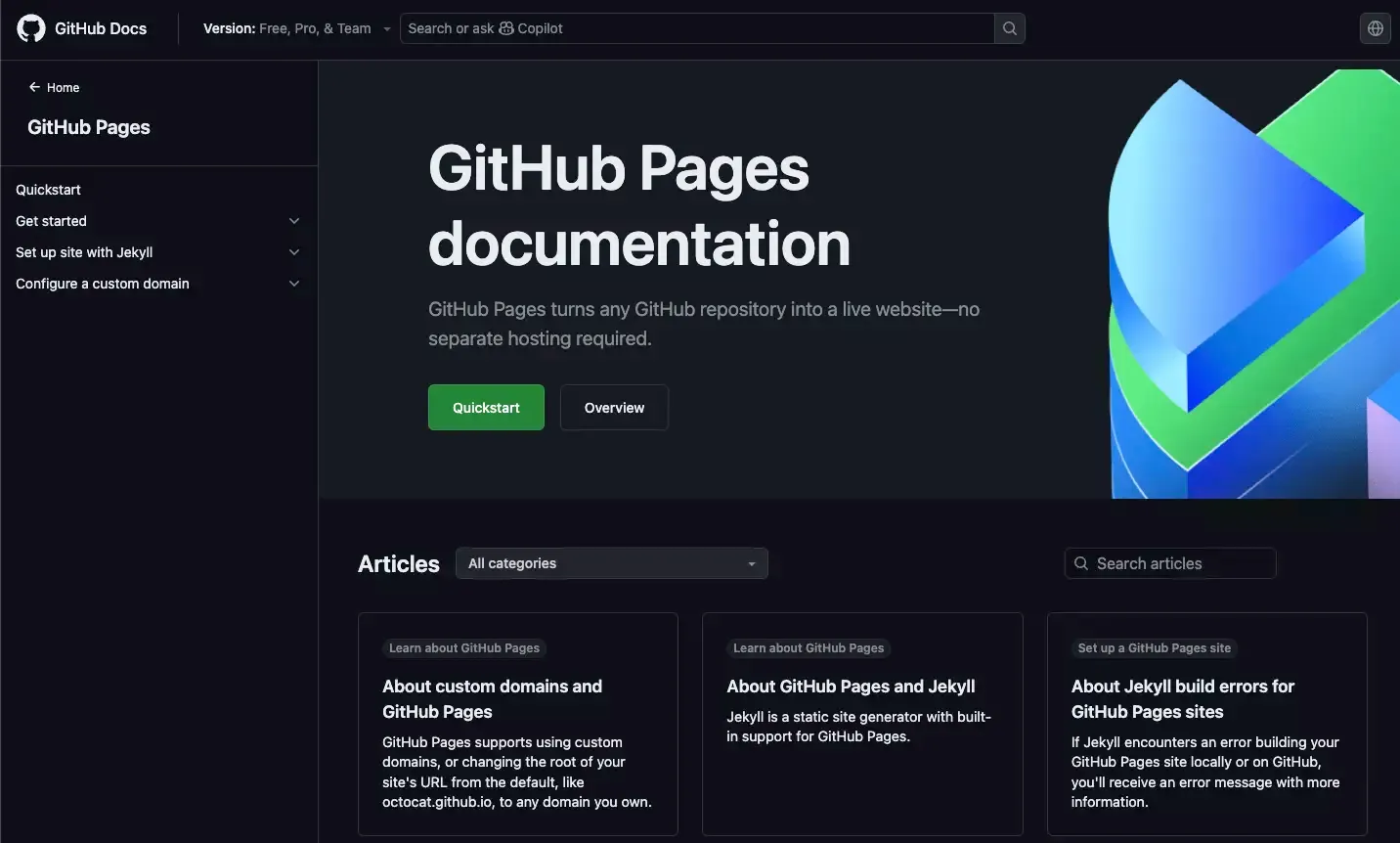 github pages