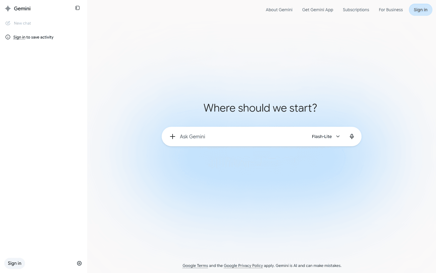 Google Gemini free AI assistant interface