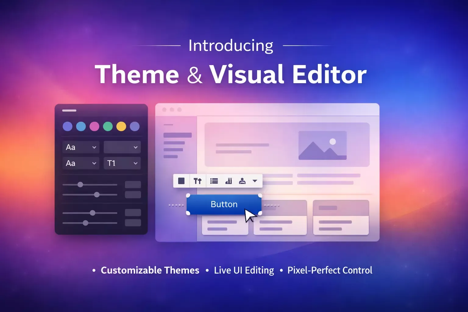Visual Editor Image Example Introducing Theme and Visual Editor