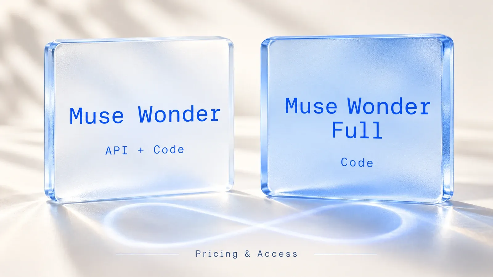 Muse Wonder and Full cards showing API and Code access