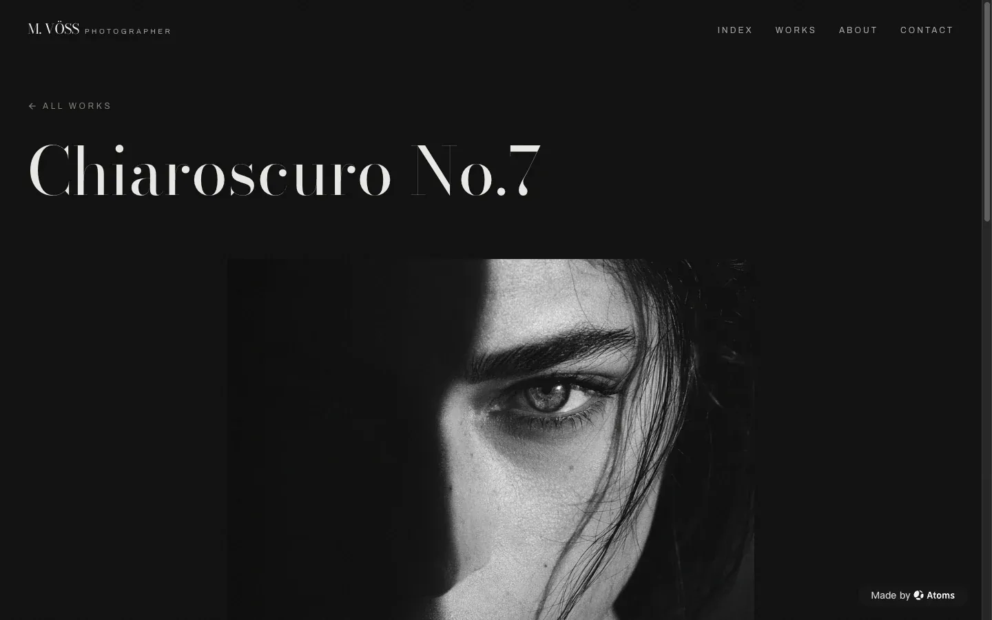 รายละเอียดภาพถ่าย Chiaroscuro ของ M. Vöss