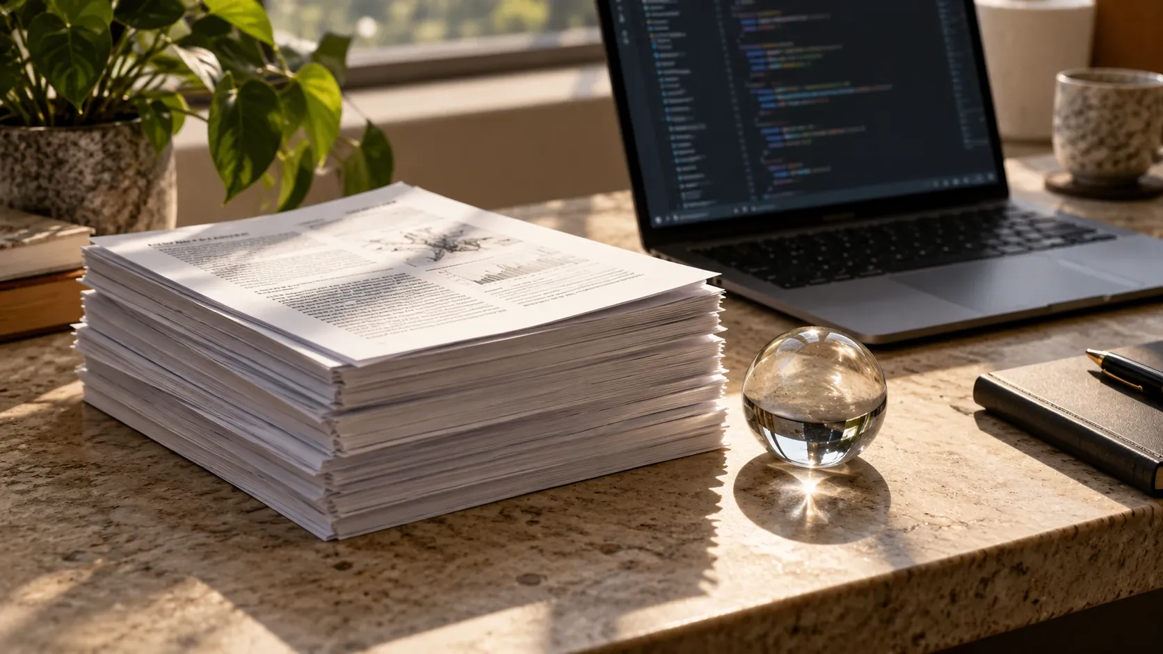 Illustrative editorial photograph for prompt caching