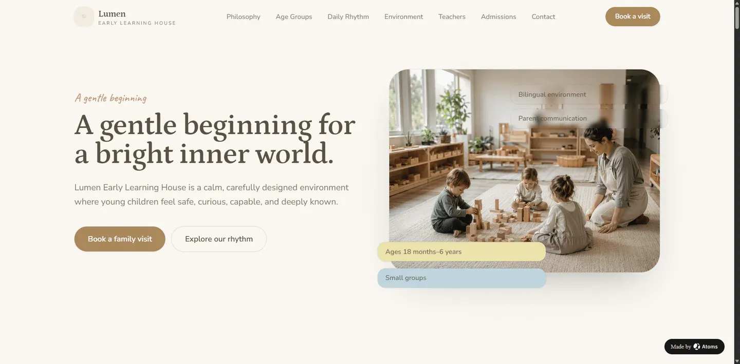 Preview of Lumen Early Learning House