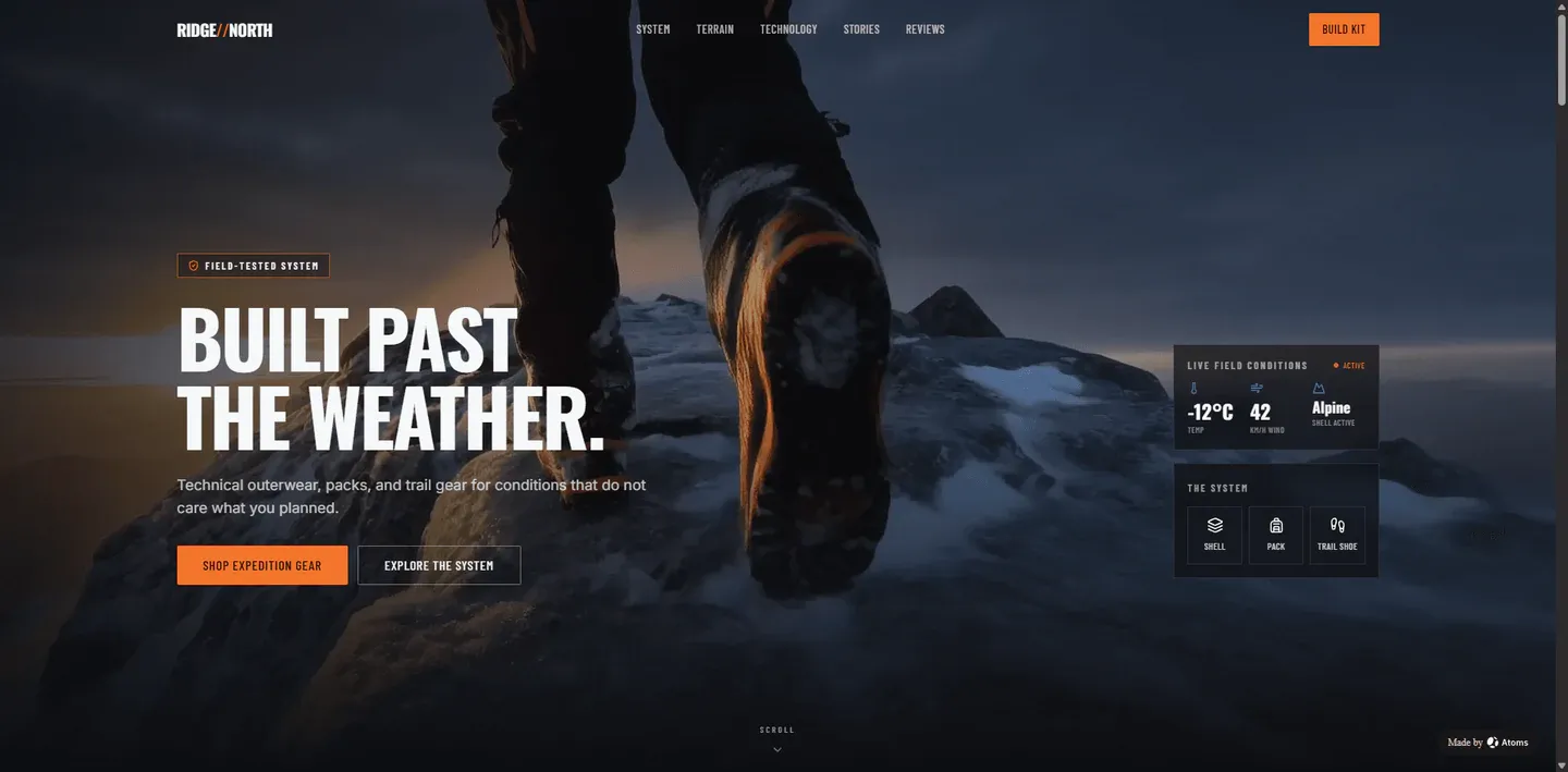 Preview of Outdoor Online Store