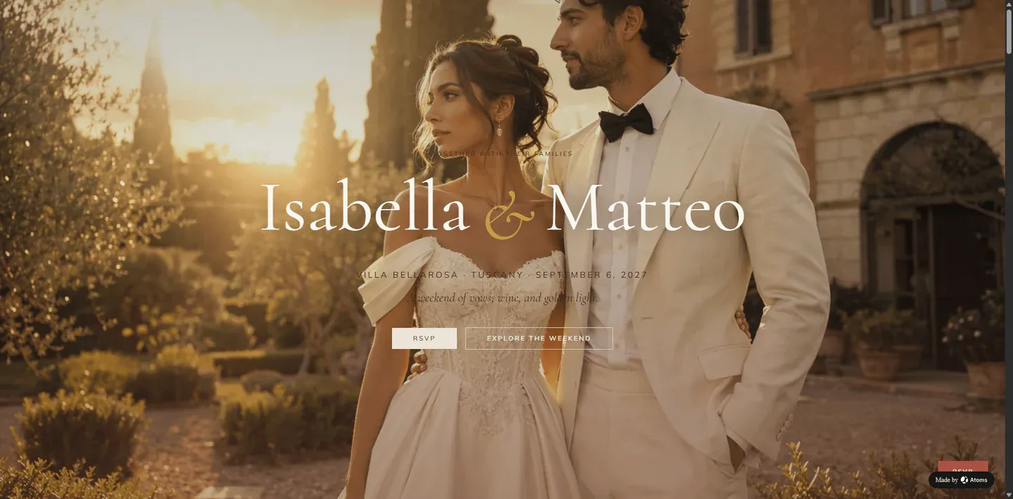 Preview of Tuscan Villa Wedding