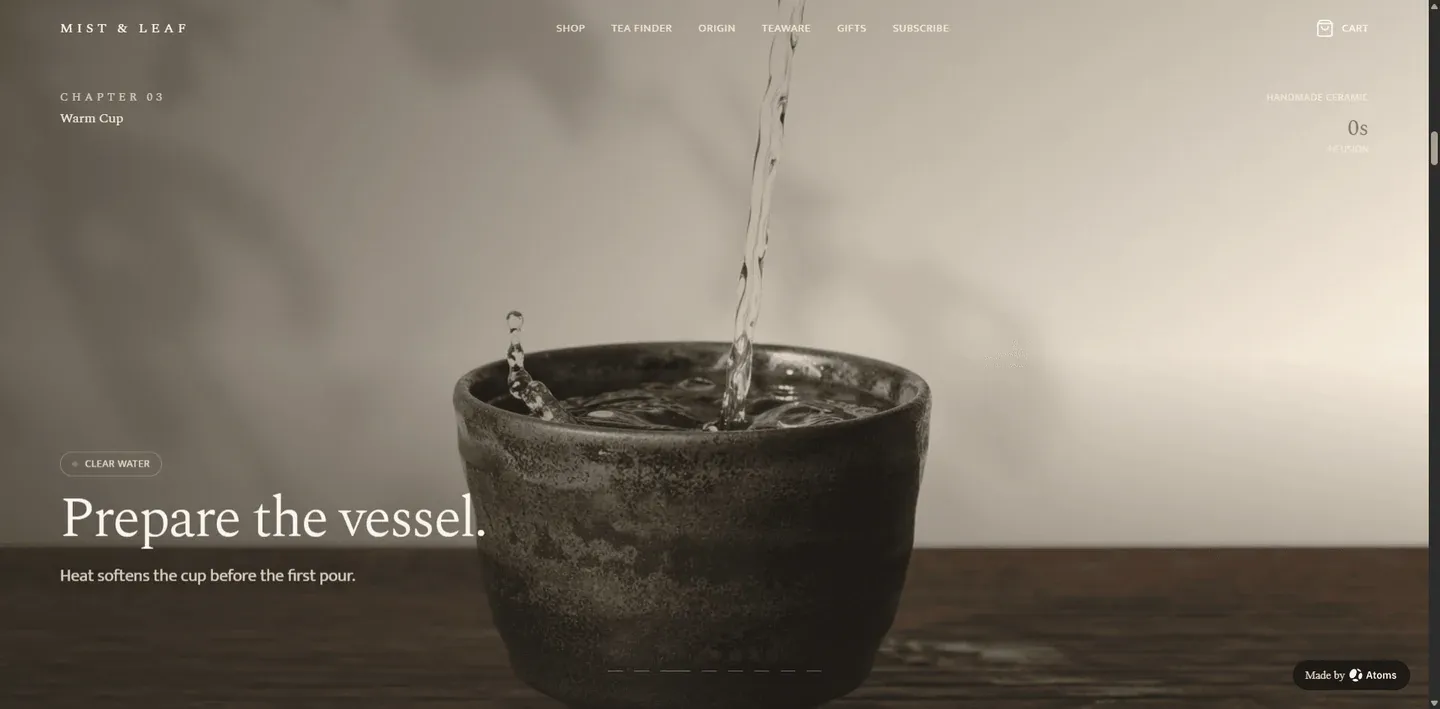 Preview of Premium Tea Ritual Commerce