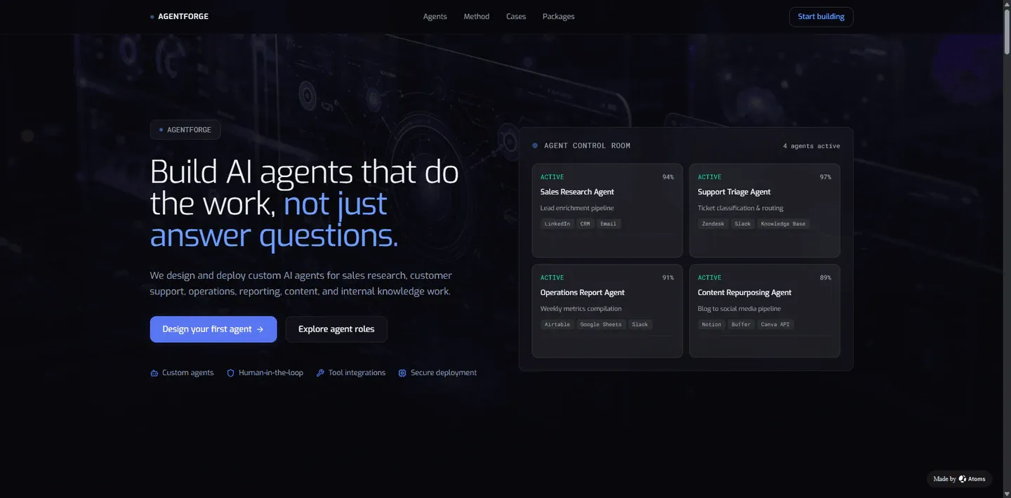 Preview of AI Agent Lab