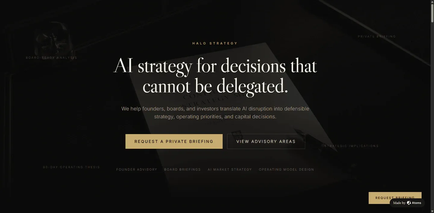 Preview of AI Strategy Boutique
