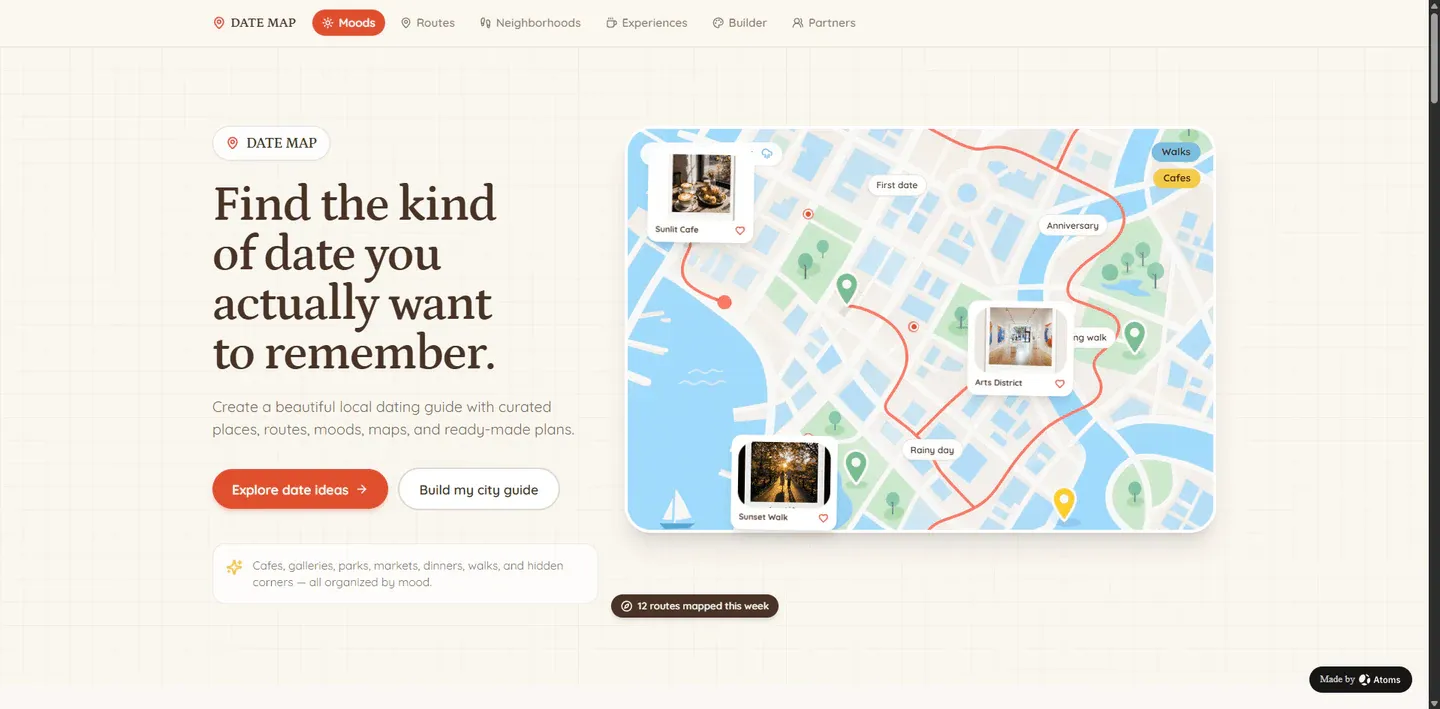 Preview of Date Experience Directory