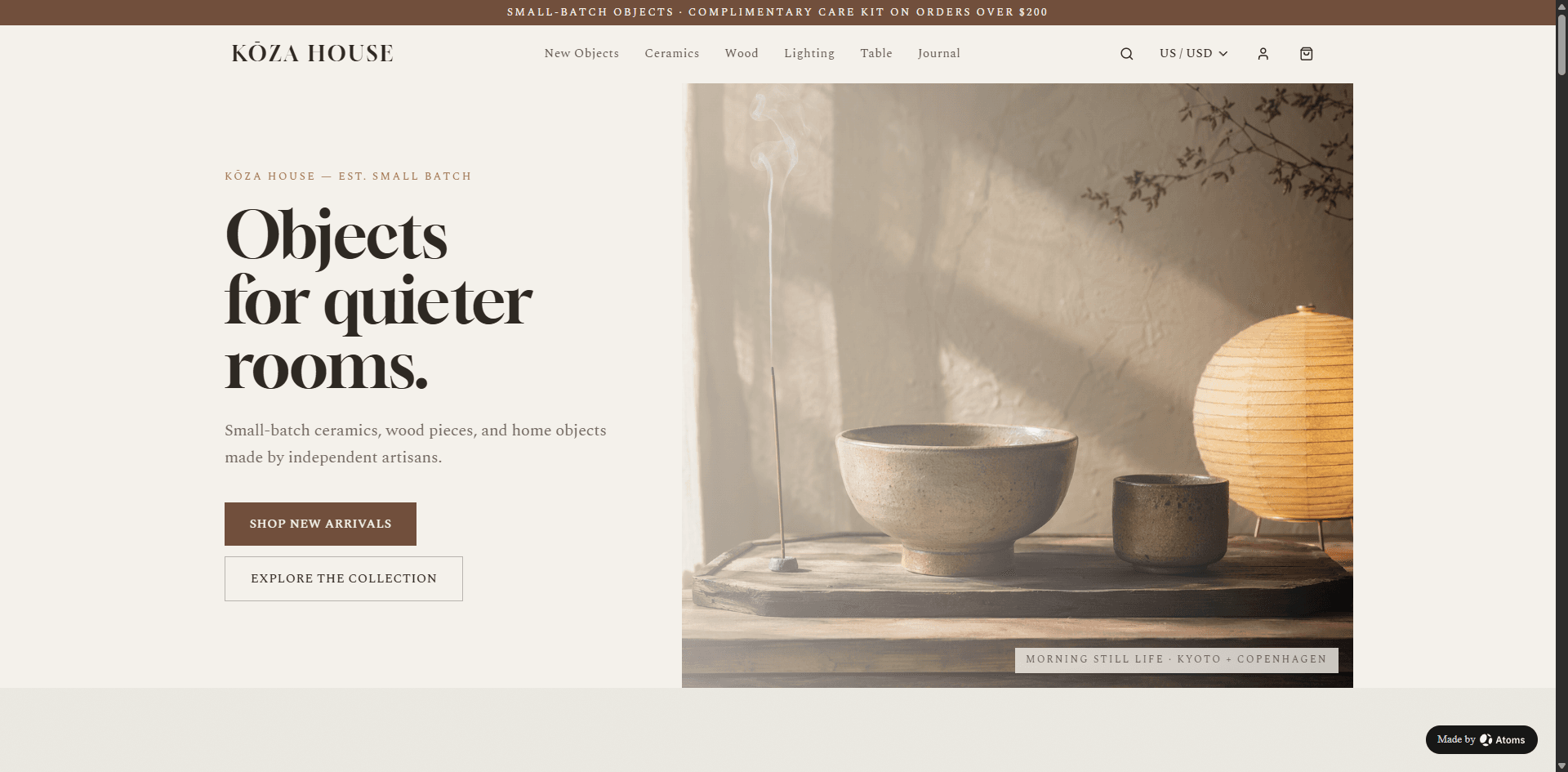 Preview of Artisan Home Objects Store