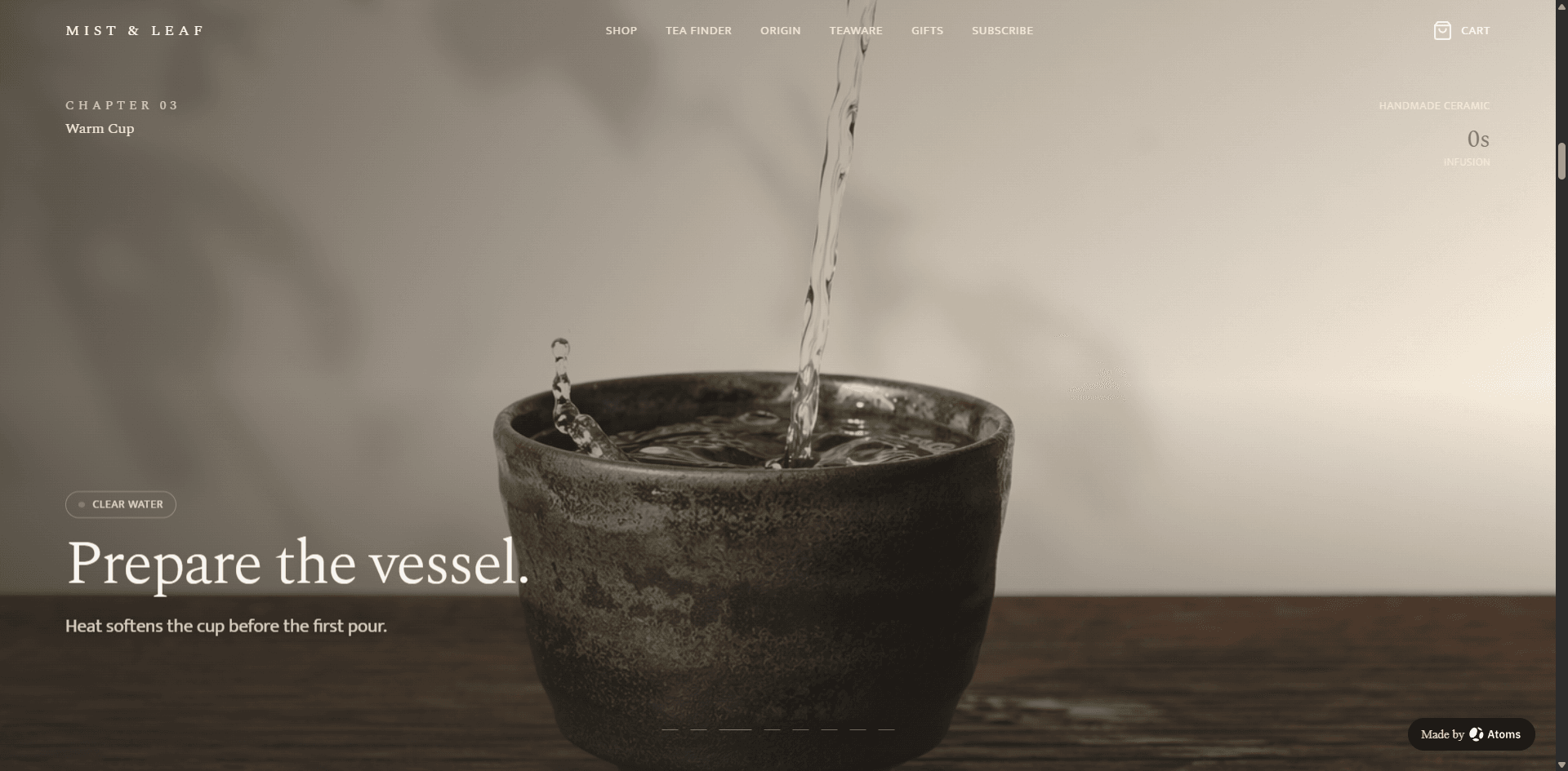 Preview of Premium Tea Ritual Commerce