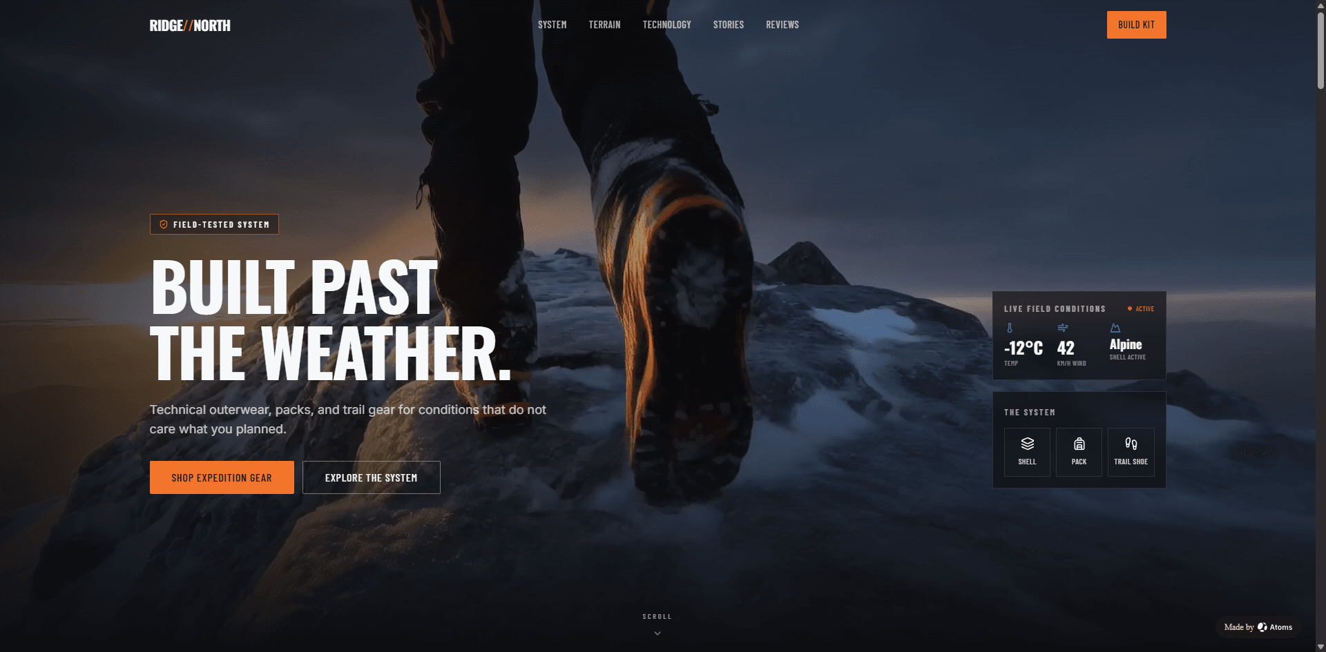 Preview of Outdoor Online Store