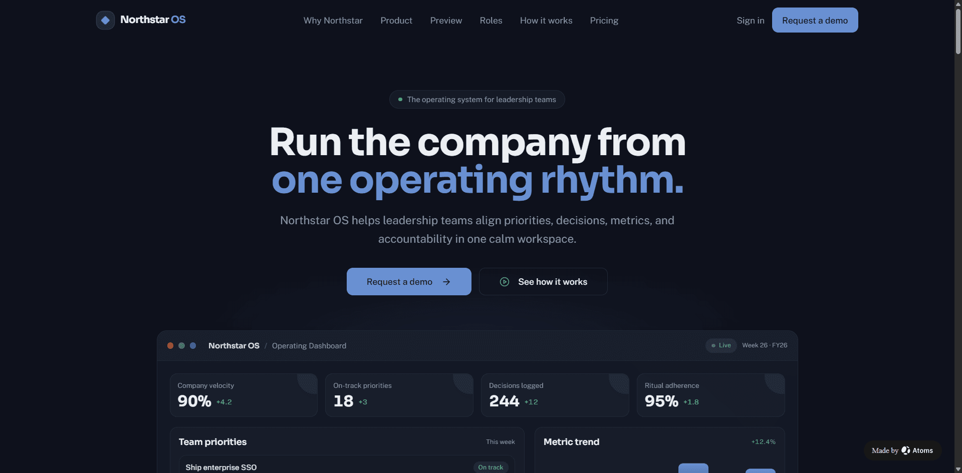 Preview of NorthstarOS Agency