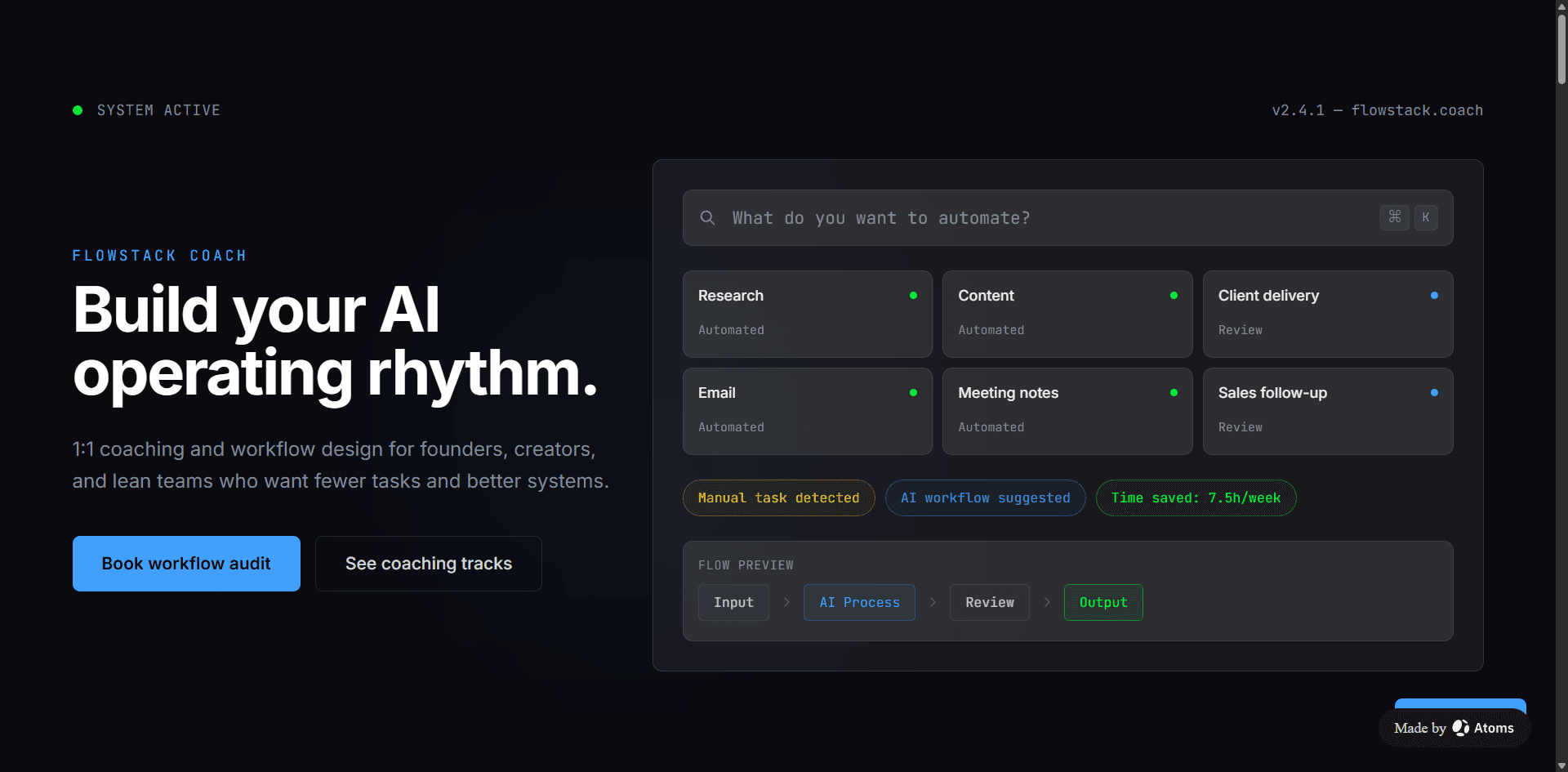 Preview of AI Productivity Coach