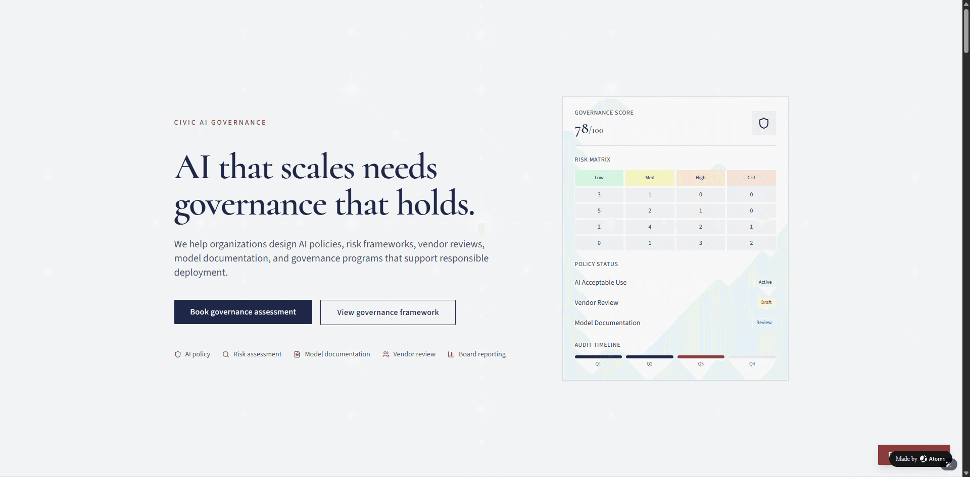 Preview of AI Compliance & Governance
