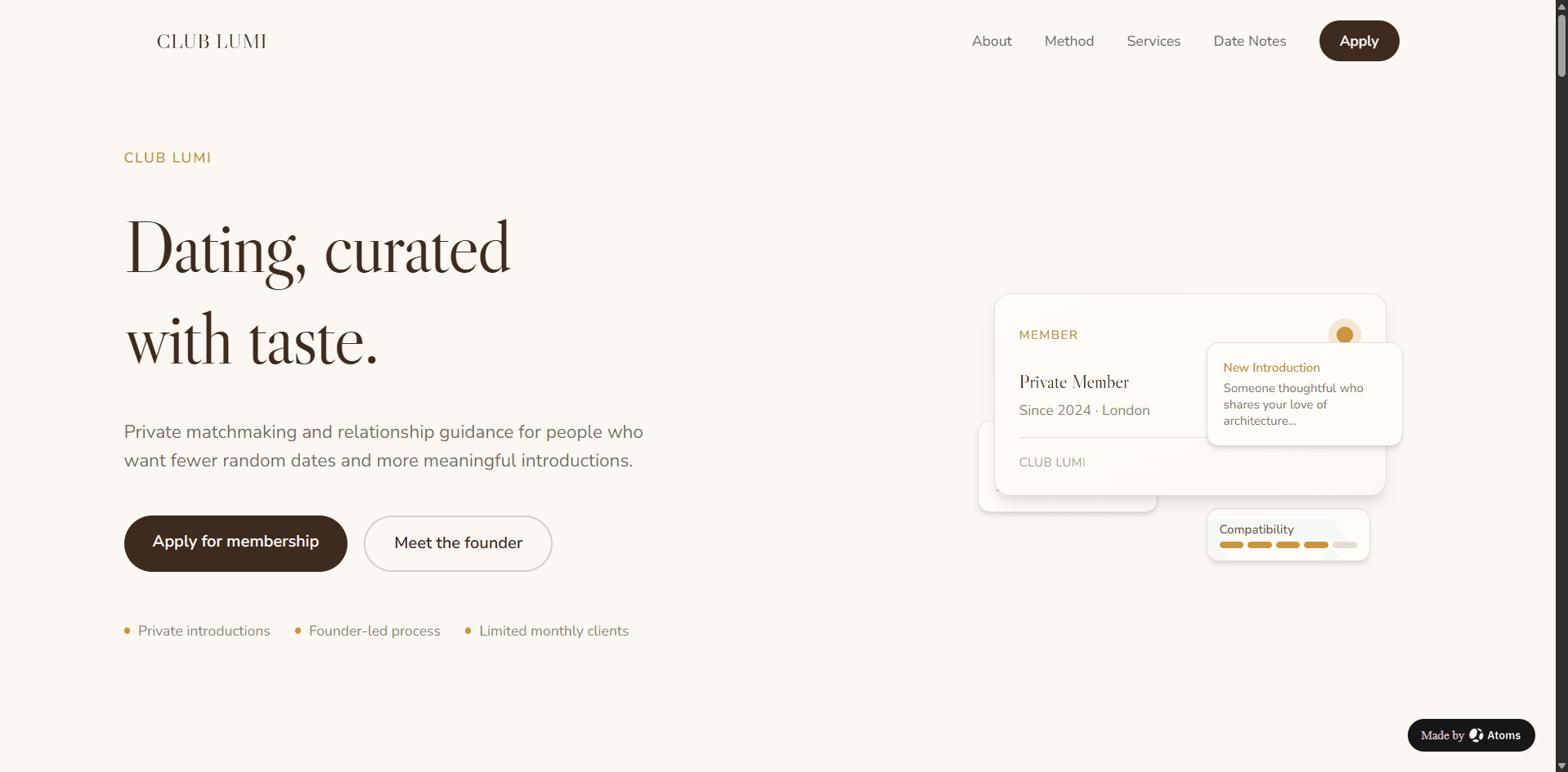 Preview of Matchmaker Personal Brand