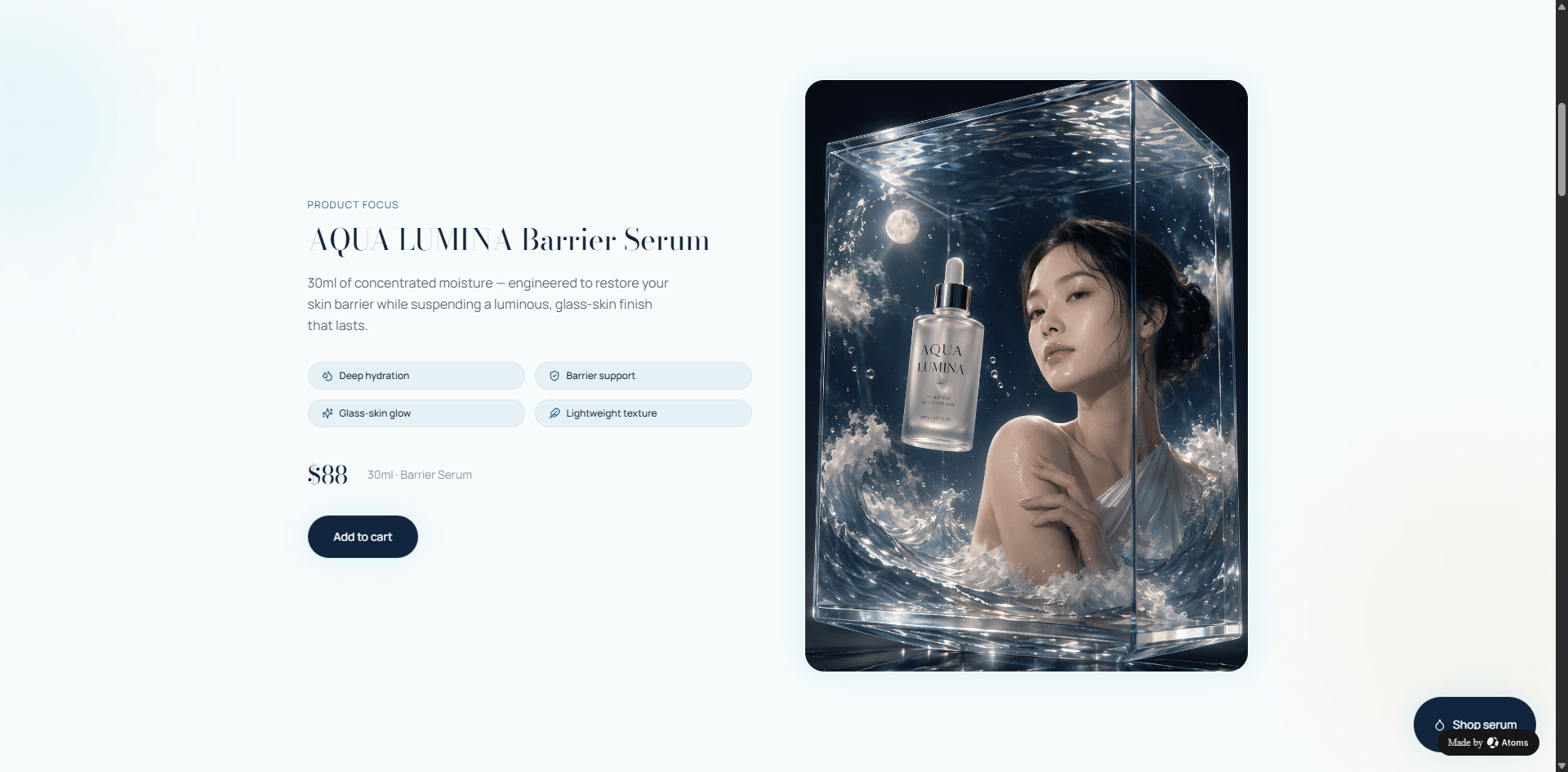 Preview of Liquid glass skincare