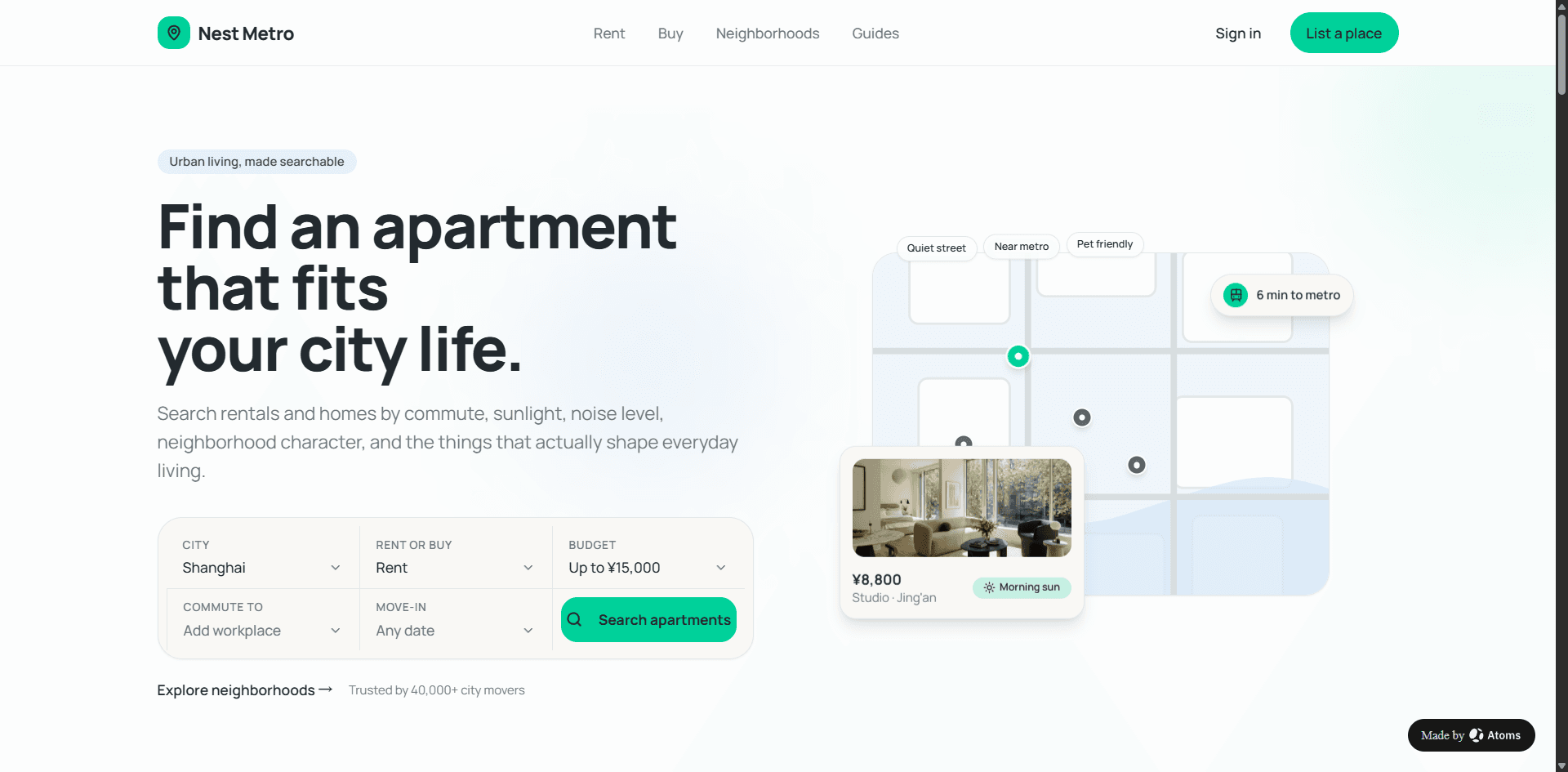 Preview of Nest Metro