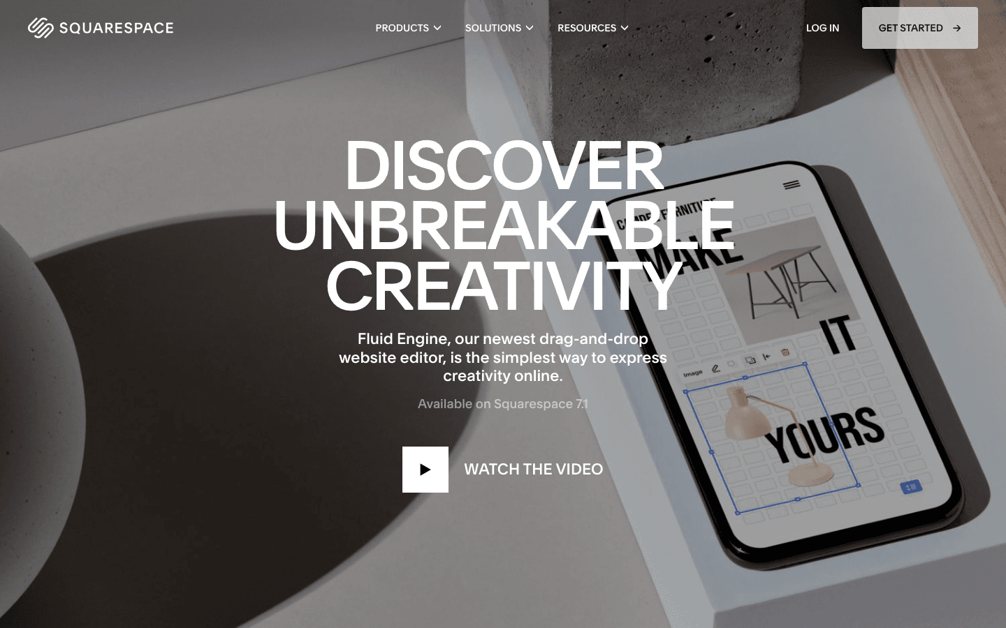 Squarespace Fluid Engine editor interface