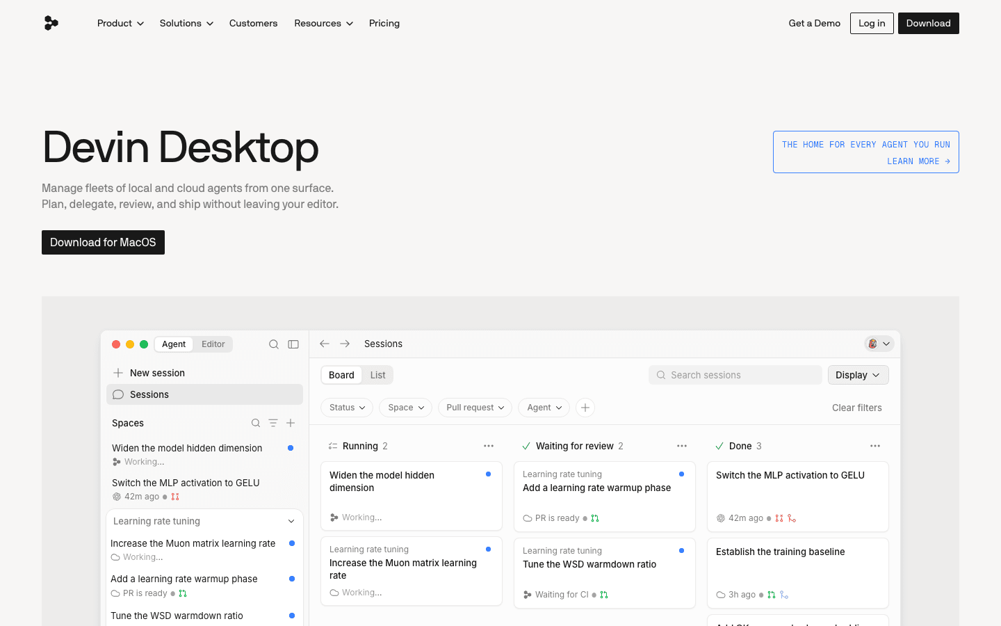 Windsurf, now Devin Desktop, official coding editor homepage